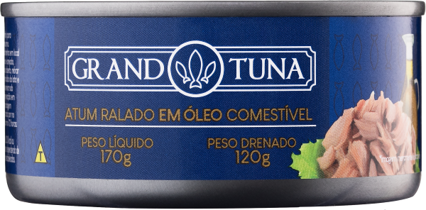 Atum Grand Tuna Ralado Em Óleo Comestivel 170g