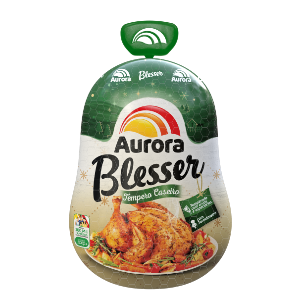 Ave Natalina Temperada Blesser Aurora com Tempero Caseiro Kg