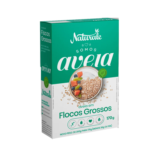 Aveia Em Flocos Grossos Naturale 170g
