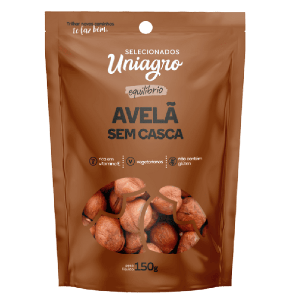 Avela Sem Casca Uniagro Pouch 120g