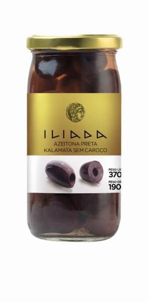 Azeitonas Kalamata S/Caroço Iliada 370g (Importação Brasão)
