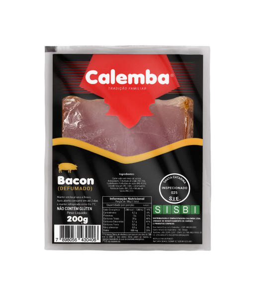 Bacon Defumado Calemba 200g