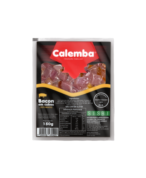 Bacon Em Cubos Calemba 150g