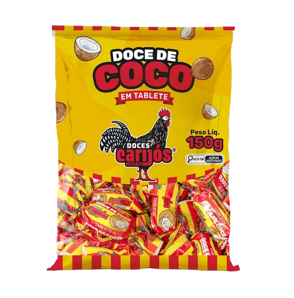 Bala Doce De Coco Carijós 150g
