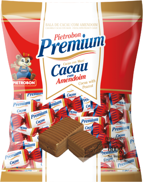 Bala Pietrobom Cacau e Amendoim 250g
