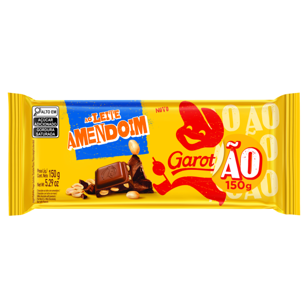 Barra de Chocolate Garoto Amendoim 150g