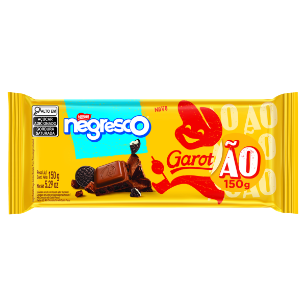 Barra de Chocolate Garoto Negresco 150g