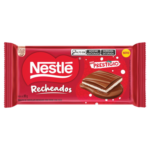Barra de Chocolate Recheada Nestlé Prestigio 90g
