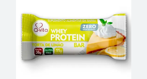 Barra Protein Qvita Torta De Limão Zero 36g