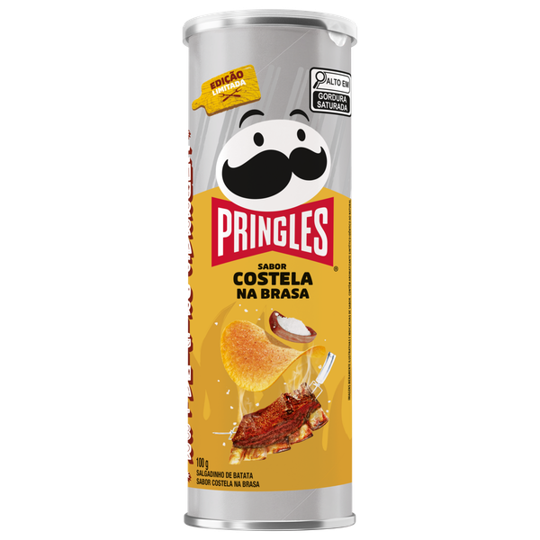 Batata Linguiça Costela na Brasa Pringles 100g