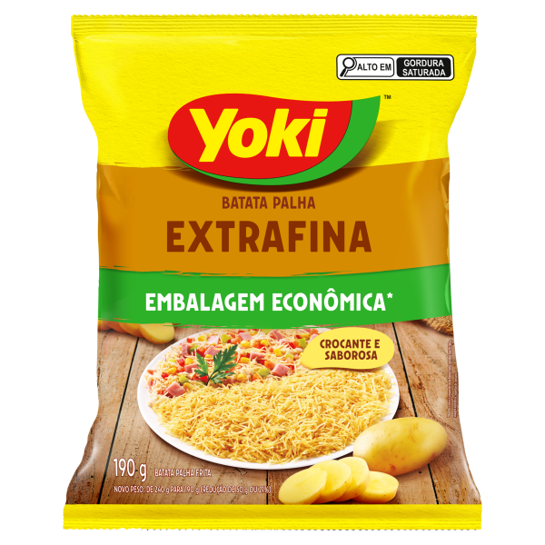 Batata Palha Yoki Extrafina 190g