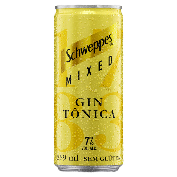 Bebida Gin Tônica Schweppes 269ml
