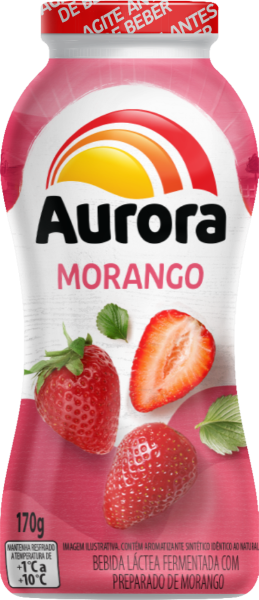 Bebida Láctea Aurora Morango 170g