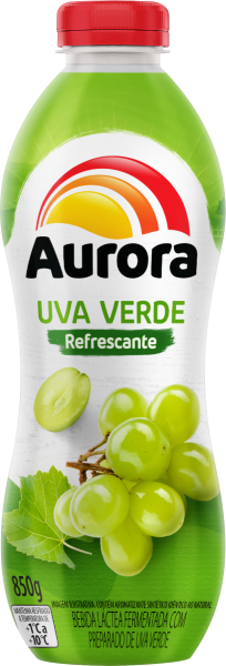 Bebida Láctea Aurora Uva Verde 850g