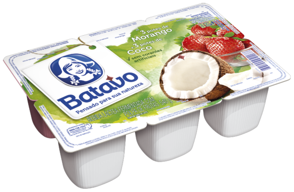 Bebida Láctea Batavo Polpa Mor/Co 540g