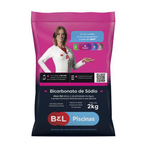Bicarbonato De Sódio Alca+bel Bel Piscinas 2kg