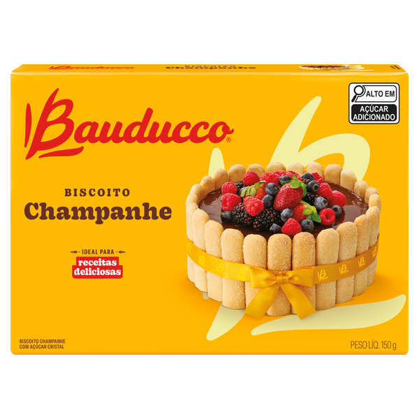 Biscoito Bauducco Champ Açúcar Cristal 150g