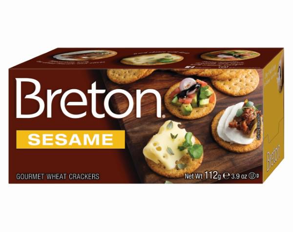 Biscoito Crackers Gergelim Dare 112g (Importação Brasão)