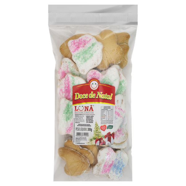 Biscoito Doce De Natal Lunã 250g