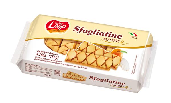 Biscoito Folhado Açucarado Lago 135g