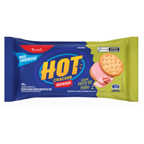 Biscoito Parati Hot Cracker Peito Peru 100g