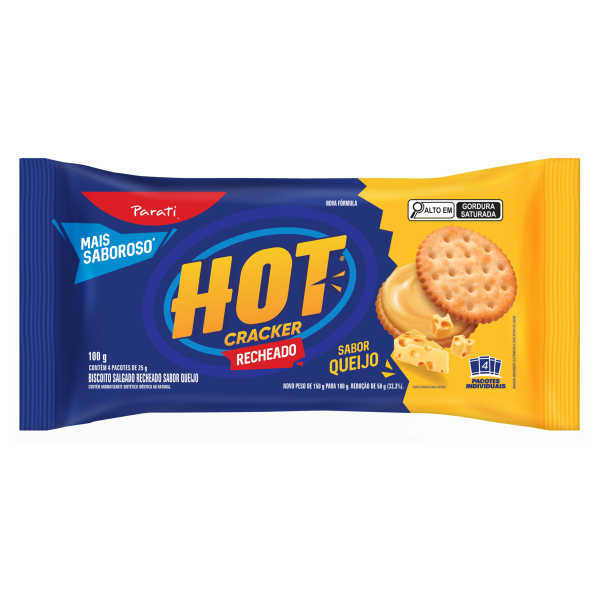 Biscoito Parati Hot Cracker Queijo 100g