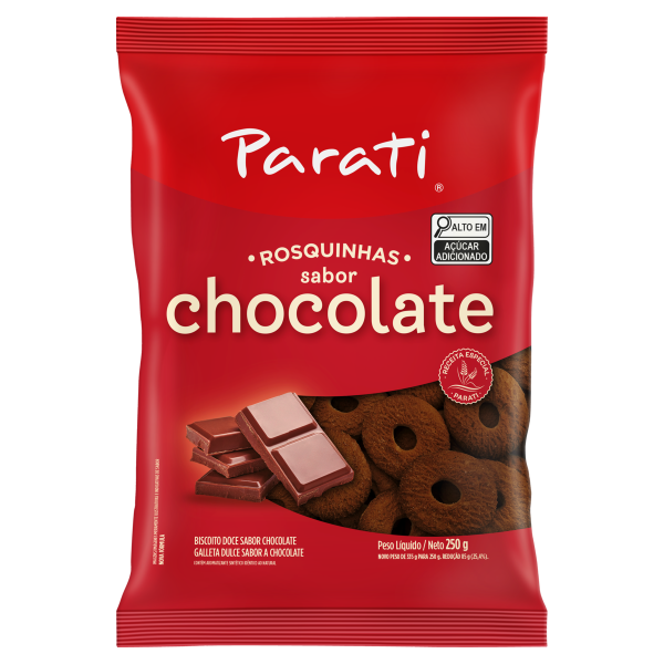 Biscoito Parati Rosca Chocolate 250g