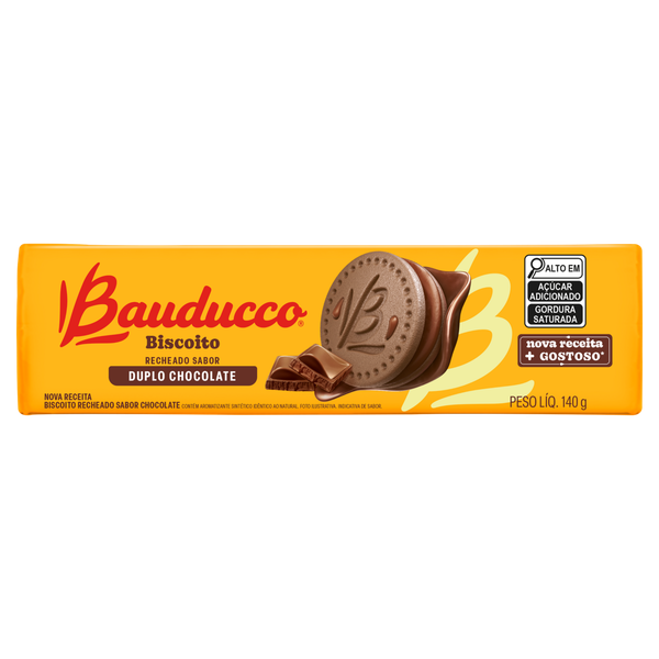 Biscoito Recheado Gulosos Choc Duplo 140g