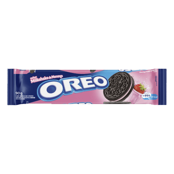Biscoito Recheado Oreo Milkshake Morango 90g