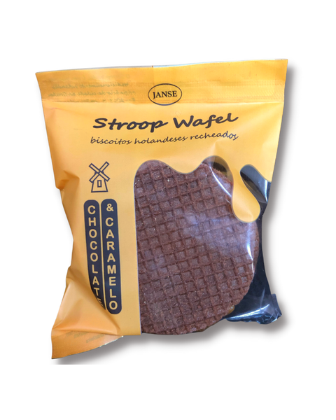 Biscoito Stroop Wafel Cocholate Janse 155g