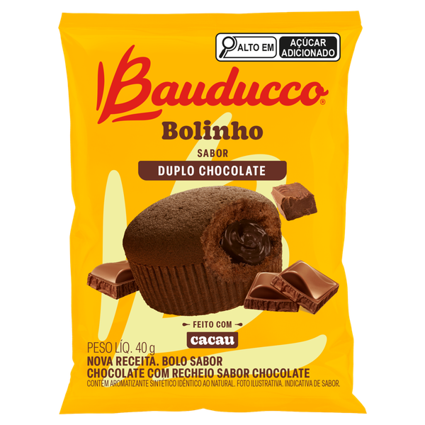 Bolinho Bauducco Duplo Chocolate 40g