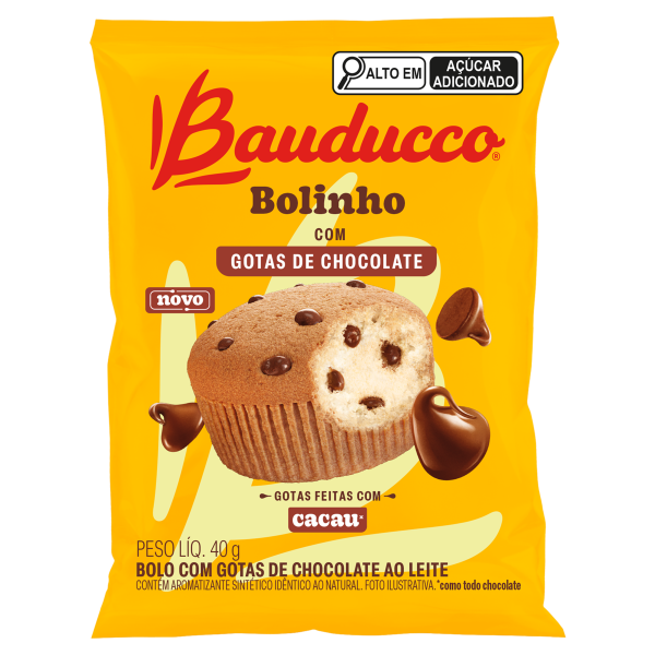 Bolinho Bauducco Gotas Chocolate 40g