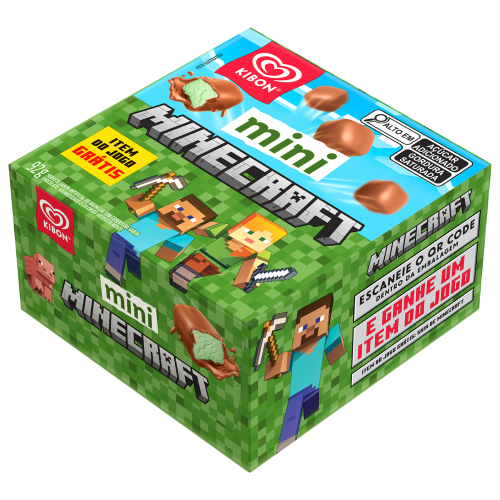Bombom Kibon Mini Edição Minicraft 92gr