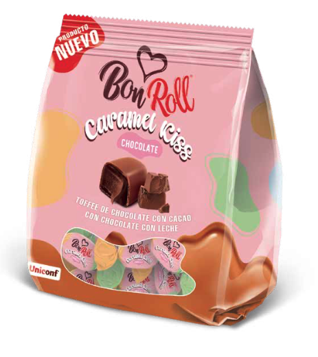 Bombons Recheados Com Caramelo e Cacau Uniconf  120g (Importação Brasão)
