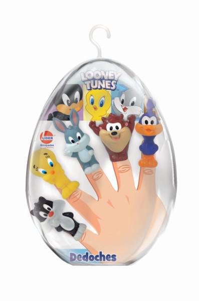Boneco No Ovo Lider Dedoches Looney Tunes m