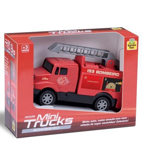 Brinquedo Caminhão Mini Truck Bombeiro - 0073