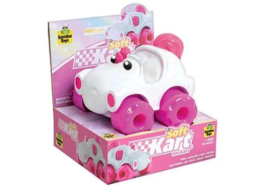 Brinquedo Carrinho Vinil Unicórnio Samba Toys