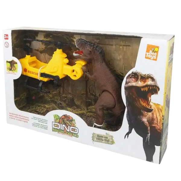 Brinquedo Dino Squad Adventire Rex Bee Toys