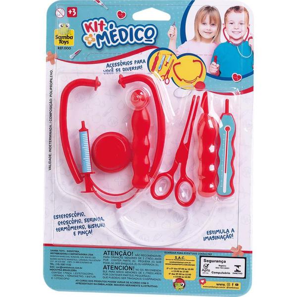 Brinqueo Kit Medico Cartela Samba Toys