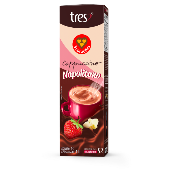 Café Cápsula 3 Corações Napolitano 110g