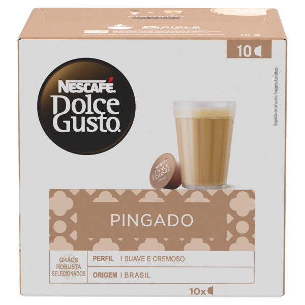 Café Cápsula Dolce Gusto Pingado 140g