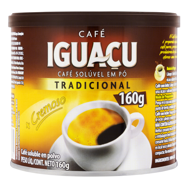Café Solúvel Iguaçu Lata 160g