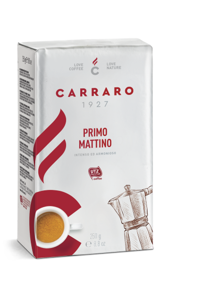 Café Torrado Moido Primo Mattino Cararro 250g (Importado Italia)