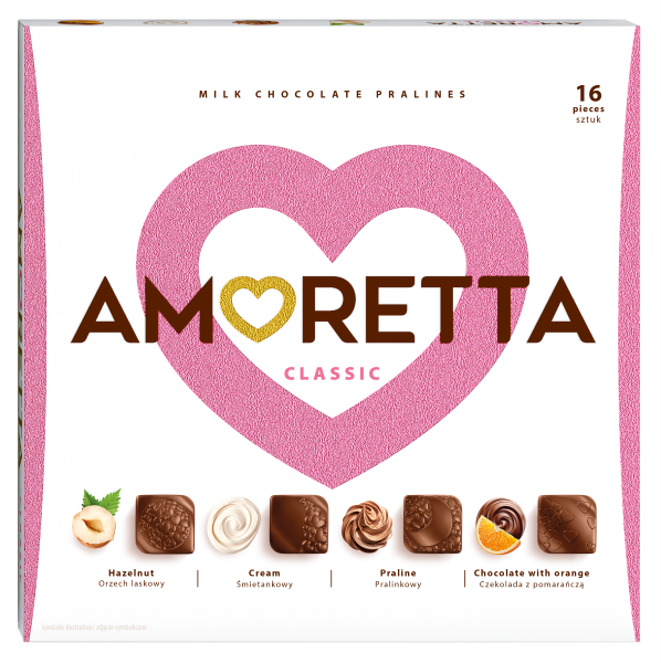 Caixa de Bombons Amoretta Classic Mieszko (Importação Brasão) 106g