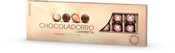 Caixa de Bombons de Morango e Champagne Mieszko 175g (Importação Brasão)