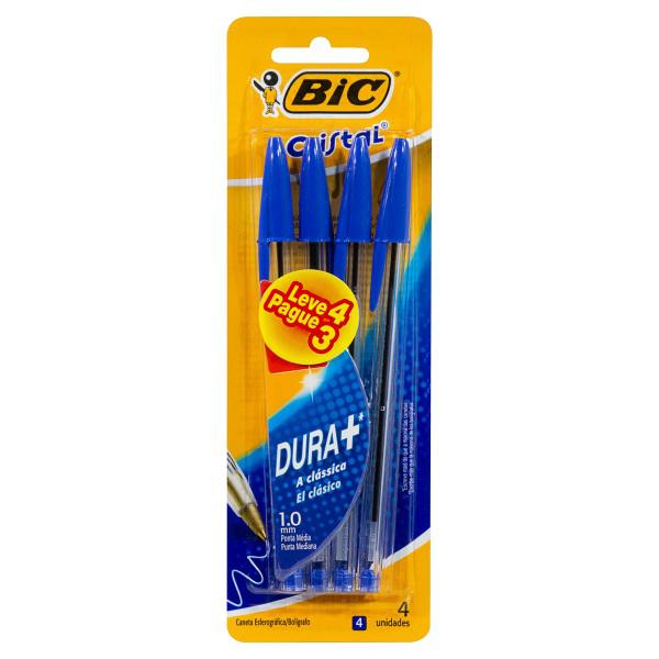 Caneta Bic Azul Leve 4 Pg 3