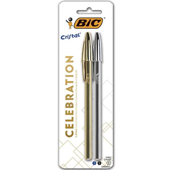 Caneta Bic Cristal Celebration C/2