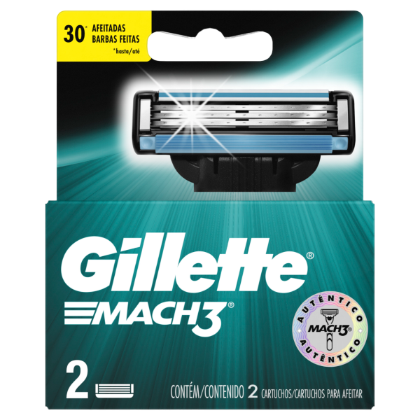 Carga Gillette Mach3 Regular C/2