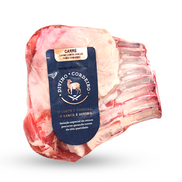 Carne de Ovelha - Carré Francês 8 Fios Congelado Divino Cordeiro Kg