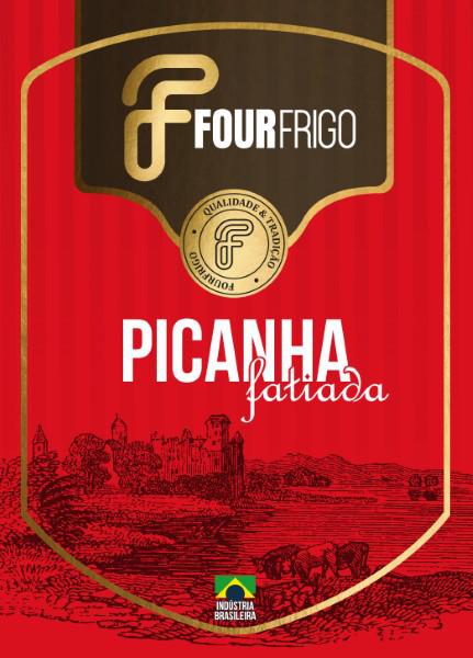 Carne Picanha Bovina Fatiada Fourfrigo Kg